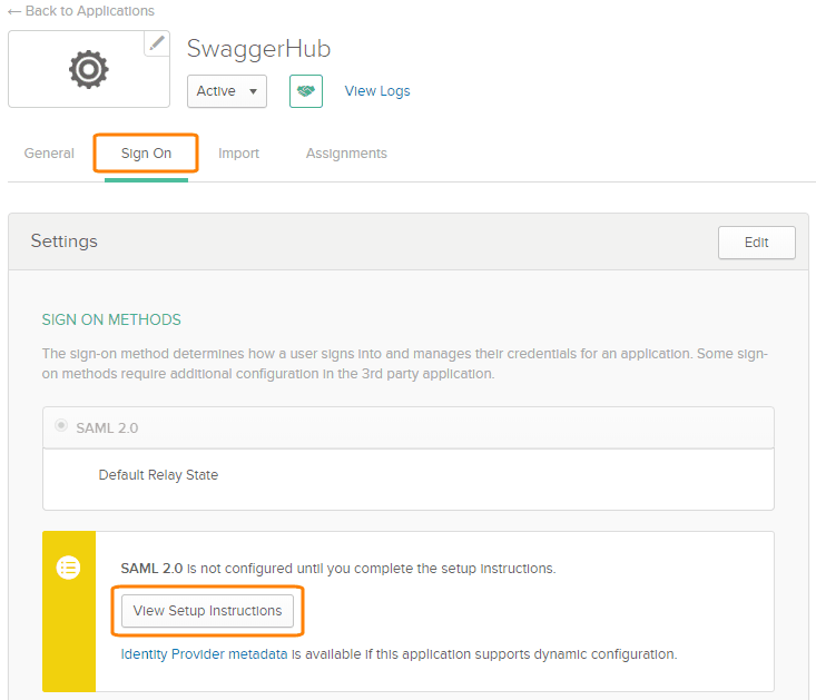 View Setup Instructions
