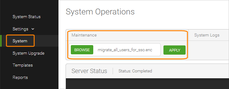 Running the user migration script